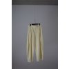 WIDE LEG NABÍRANÉ KALHOTY yellow