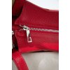 KOŽENÁ SHOPPER BAG SMALL red