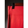 ŽEBROVANÉ STAHOVACÍ HIGH WAIST LEGÍNY red