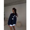 MIKINA MOMMY navy/white