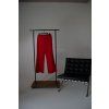 WIDE LEG DŽÍNY red
