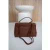 KOŽENKOVÁ BROUŠENÁ KABELKA DO RUKY brown