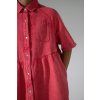 OVERSIZED DENIM ŠATY red