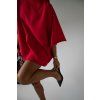 BOXY TRIKO - heavy cotton - red