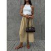 7/8 WIDE LEG KALHOTY beige