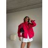 KRÁTKÝ TRENCH COAT red