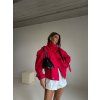 KRÁTKÝ TRENCH COAT red