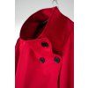 KRÁTKÝ TRENCH COAT red