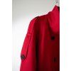 KRÁTKÝ TRENCH COAT red