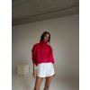 KRÁTKÝ TRENCH COAT red