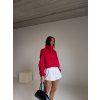 KRÁTKÝ TRENCH COAT red