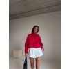 KRÁTKÝ TRENCH COAT red