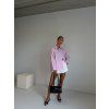 OVERSIZED PRUHOVANÁ KOŠILE pink