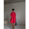 DENIM OVERSIZED ŠATY red