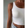 STRETCHOVÝ CROP TOP white