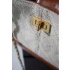 PROŠÍVANÁ TAŠKA MINI cream/camel