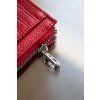 KOŽENÁ PENĚŽENKA/CARD HOLDER red