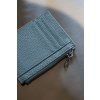 KOŽENÁ PENĚŽENKA/CARD HOLDER grey-blue