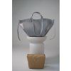 KOŽENÁ SHOPPER BAG LARGE light grey
