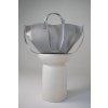 KOŽENÁ SHOPPER BAG LARGE light grey