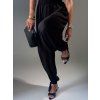 HAREM TRANSPARENTNÍ KALHOTY black
