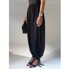 HAREM TRANSPARENTNÍ KALHOTY black