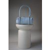 KOŽENÁ ÚZKÁ KABELKA MEDIUM pastel blue