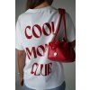 TRIČKO COOL MOMS CLUB white/red