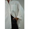 OVERSIZED KOŠILE SE ŠIROKÝM RUKÁVEM white