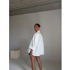 OVERSIZED KOŠILE SE ŠIROKÝM RUKÁVEM white