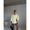 OVERSIZED KOŠILE SE ŠIROKÝM RUKÁVEM yellow