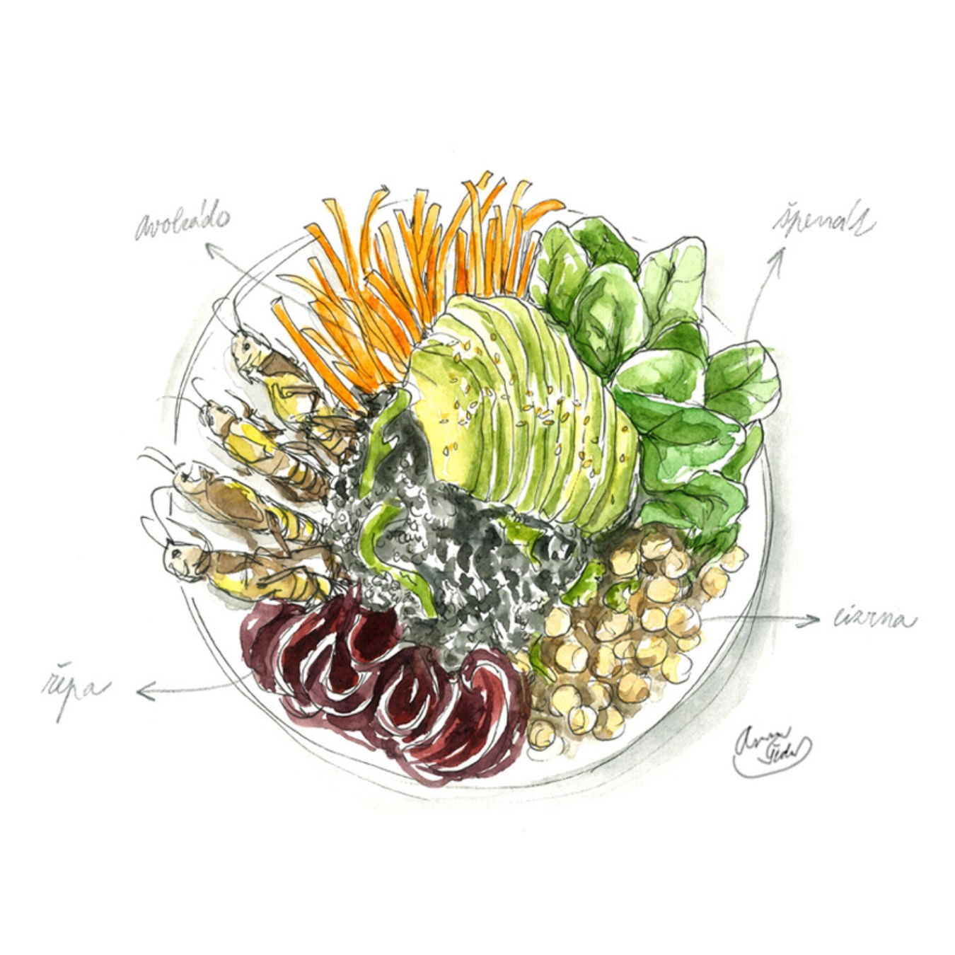 KoBol: Zdravý salát plný bílkovin!