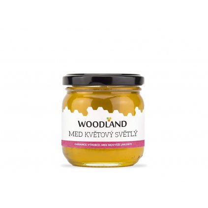 Woodland med květový světlý min