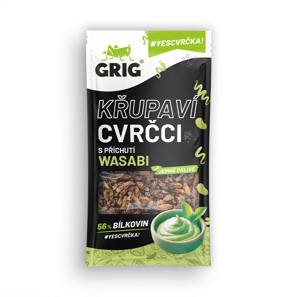 Grig Křupaví cvrčci Wasabi 13 g