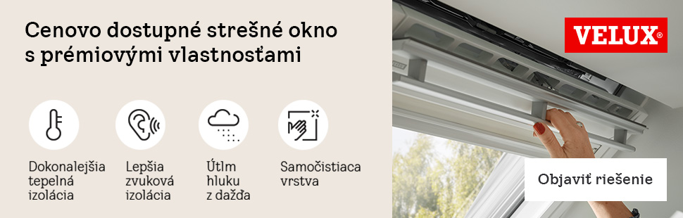 Nová kategória okien od VELUX-u