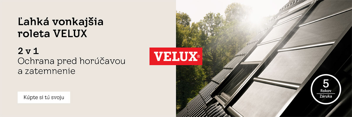 Vonkajšie rolety Velux