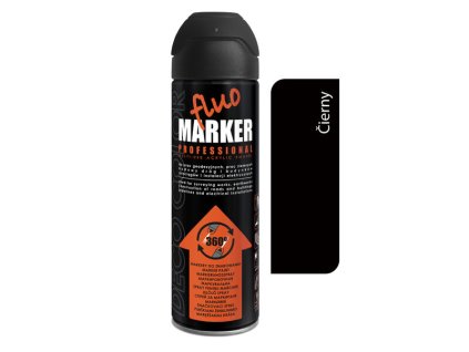 značkovací sprej čierny