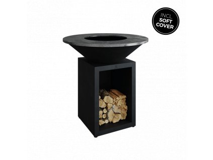 Venkovní ohniště OFYR Classic Storage Black 100-100