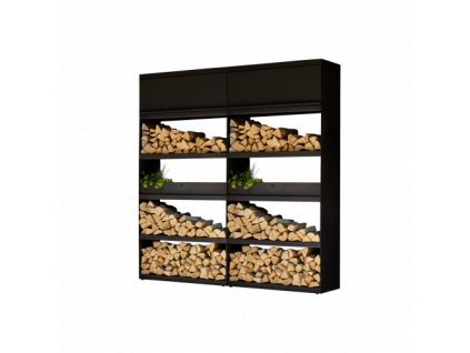 OFYR WOOD STORAGE BLACK 200