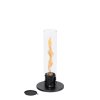 00041 SPIN 90 schwarz Flamme transparent