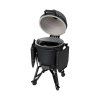 BSTRD PRO Large Graphite – kamado gril s podvozkem a bočními stolky