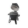 BSTRD Compact Graphite keramický gril – otevřený kamado gril při grilování