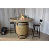 lafite barovy stol vinny sud ohrievac na plyn