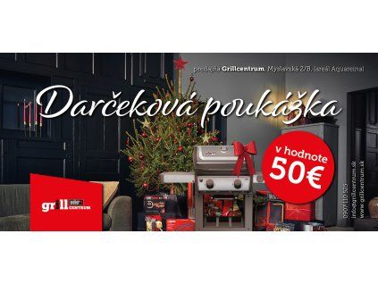 Weber vianocna darcekova poukazka DL