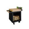 MISE EN PLACE TABLE BLACK 65 PRO TEAK WOOD