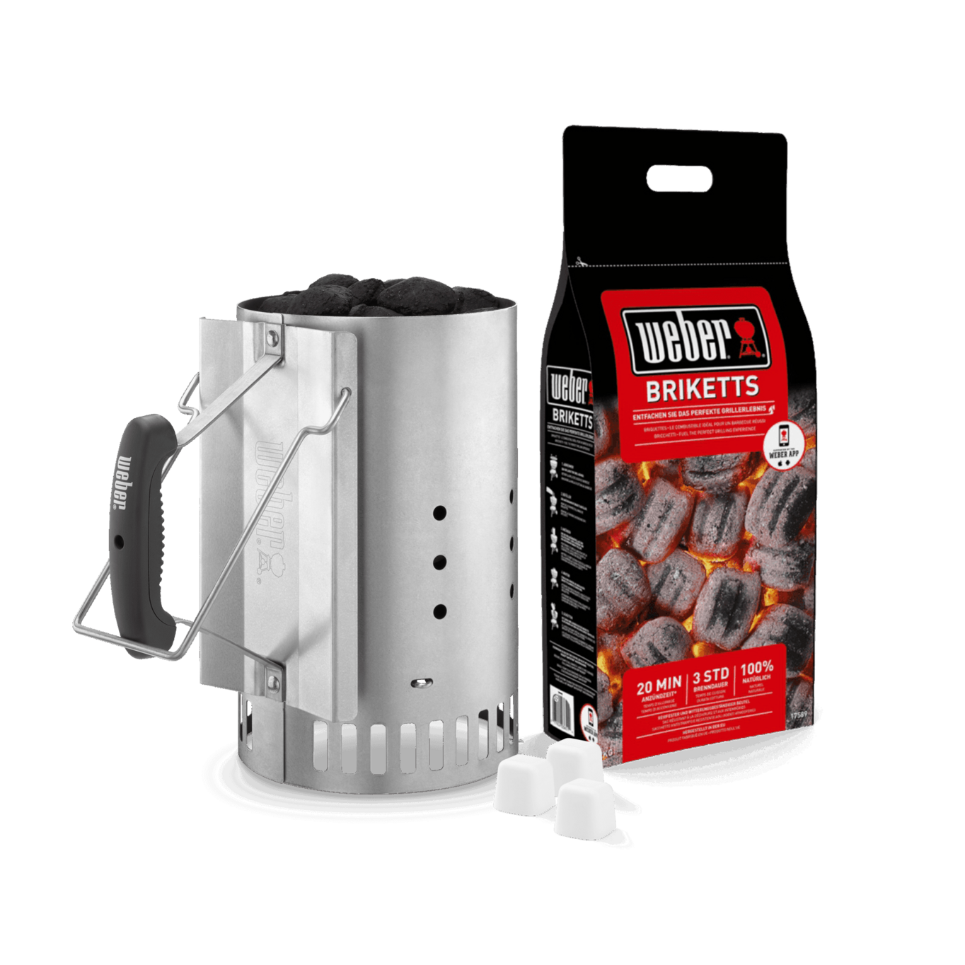 Základní příslušenství ke grilu na dřevěné uhlí