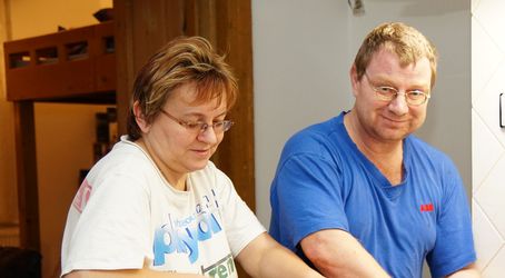 Broněk Oláh a Lenka Prokopová  "Grill Team Husky"