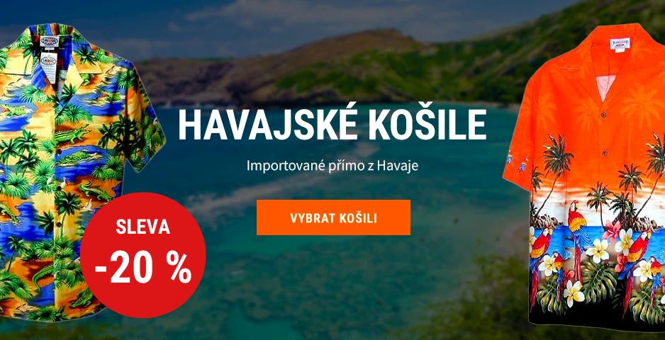 Havajské košile akce 2026