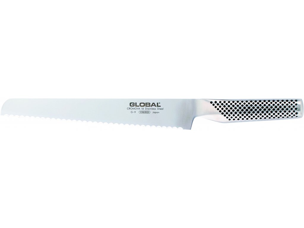 Japonský nůž na pečivo Global G-9R, 22 cm