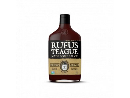 BBQ omáčka Rufus Teague Whiskey Maple, 432 g